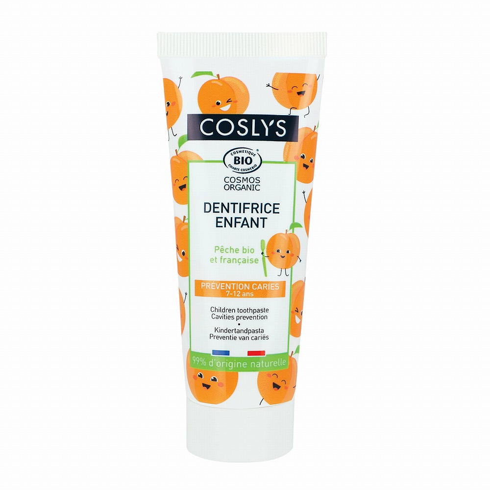 【COSLYS】チルドレントゥースペースト ピーチ